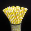25 Pajitas de Papel Desechables Pajita de Diámetro Pequeño Color Raya Roja Pajita Decorativa Creativa Bebida de Postre