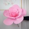 Rosa amorfa gigante de simulación para ventana, decoración para bodas, conjunto para centro comercial, rosa de espuma, venta al por mayor