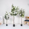 Gran planta de simulación nórdica para sala de estar, planta verde falsa, árbol de simulación, plátano viajero, decoración de paisaje en maceta, planta verde de simulación