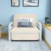 Sofá Cama Plegable con Diseño Telescópico Integrado para Personas de 1.2m, Adecuado para Sala de Estar o Balcón, Doble, Multifuncional, Individual, Almacenamiento para Apartamentos Pequeños