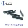 Etiqueta Rectangular Rfid de Ultra Alta Frecuencia Etiqueta de Gestión Promedio Etiqueta para PCB Anti-Metal Etiqueta para Estante Resistente a Altas Temperaturas