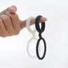 Comercio exterior Anillo de bloqueo de retraso para hombre Anillo de retraso luminoso Anillo de bloqueo de pene de silicona para hombre Anillo de retraso primera generación de pelo