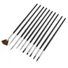 Set de Maquillaje de 10 Piezas, Bolígrafo Delineador, Herramientas para Uñas Artísticas, Brochas de Maquillaje, Bolígrafo de Tallado, Placa de Acero para Uñas de Belleza Hecha a Mano