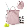 Bolsa de tenis de gran capacidad, mochila convertible, bolso de mano con compartimento separado para zapatos, bolsa impermeable para raquetas de tenis, bolsa para equipo deportivo al aire libre