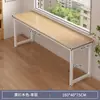Escritorio largo para dos personas, herramienta mágica para ahorrar espacio para el hogar de los estudiantes, dormitorio, casa de alquiler, escritorio de computadora rectangular para habitaciones estrechas
