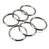 Metal diy accesorios de joyería herrajes llavero cadena colgante anillo libre de níquel protección ambiental anillo plano cadena colgante llave muñeca hebilla colgante