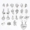 Accesorios para Joyería Transfronterizos Aleación Accesorios para Joyería DIY Pulsera de Plata del Tíbet Collar Colgante Colgante Modelo de Pareja Amor