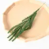 Agujas de pino artificiales, piñas, ramas de pino, accesorios de pino de 10 puntas, materiales florales decorativos, ambiente de árbol de Navidad, flores artificiales, plantas verdes, arreglos florales
