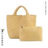 Bolso Transfronterizo para Mujer Caliente Bolso Tejido a Mano 2023 Bolso de Moda Bolso Tote de Gran Capacidad Bolso de Hombro Casual