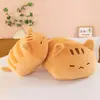 Nova Almofada de Gato Laranja, Boneca Gato Pão, Boneca de Conforto para Dormir, Travesseiro de Cama, Suporte Lombar para Sofá, Presente de Aniversário Venda por Atacado