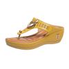 Zapatos de talla grande para mujer europeos y americanos Sandalias y pantuflas BB Zapatos para mujer transfronterizos tacón plano plataforma punta del pie strass hueco retro pantuflas de playa