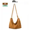 Bolso de Lona Lavada Estilo Caído y Relajado con Logo Personalizado, Bolso Cruzado, Bolso de Clase Artística, Bolso de Cartero, Bolso de Hombro Casual