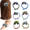 Estilo coreano simples veículo off-road cocar anel de cabelo corda de cabelo cabeça corda temu cabelo elástico dos desenhos animados corda de cabelo criativo