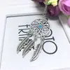 Estilo bohemio étnico europeo y americano alas de plumas con borlas turquesa collar largo atrapasueños ebay caliente venta al por mayor