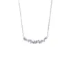Libro Caperucita Roja Flor de Glicina Sonrisa de Zhao Yingzi Collar Zirconia Cadena para Clavícula de Mujer Lujo Ligero de Alta Gama Nicho Venta al por Mayor