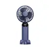 Mini ventilador dobrável transfronteiriço com fivela, ventilador recarregável USB, ventilador elétrico portátil de mesa para exterior, atacado