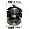 Tubo Redondo de Tres Capas M5 Tuerca Estrella Sin Soldadura Tuerca Elevadora de Resorte Flor de Girasol Flor de Ciruelo Inserción de Tuerca en Tubo