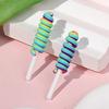 Acessórios de Chapelaria Infantil Chaveiro Pingente Argila Artificial Macia Pirulito Marshmallow DIY Capinha de Celular Material de Beleza