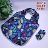 Bolsa de Compras Criativa Portátil para Celular Rpet Poliéster Estilo Coreano Tecido Estampado para Armazenamento Bolsa Dobrável Personalizada