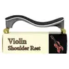 Hombro para violín, soporte de violín de esponja engrosada de fibra de carbono, almohadilla de hombro para violín para niños y adultos, barbada para violín