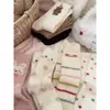 Calcetines de piel de visón para invierno, diseño de caricatura lindo, mezcla de lana australiana, con forro polar extra y engrosados, felpa, adecuados para usar después del parto y para dormir, longitud hasta la pantorrilla, con un toque juvenil y femenino