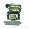 Conector de Alta Resistência 10 Pinos Retangular à Prova d'Água Plug de Aviação Hdc-He-10 Pinos Hot Flow Plug-In Fivela Única Instalação Oculta