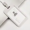 En stock de fábrica tarjetero de plástico tarjetero para identificación de estudiante tarjetero rígido para tarjeta de identificación tarjetero para identificación de exposición carcasa para tarjeta de trabajo de fábrica