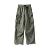 Pantalones de senderismo impermeables sin flúor estilo montaña IZEXX para hombre, otoño, holgados, multibolsillos, pierna recta, pantalones de trabajo de trekking para pareja