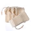 9x 14 Bolsa de Algodón y Lino para Jabón Bolsa de Yute de Fibra Vegetal Malla para Hacer Espuma para Jabón Hecho a Mano Lote Bolsa Colgante para Jabón