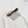 Peine de Flequillo con Lazo Pasador Artefacto para Acabado del Cabello Lateral Peine Especial para Peinar Clip de Peine Insertable Tocado Elegante