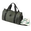 Nueva bolsa deportiva de fitness con separación seca y húmeda, bolsa cilíndrica portátil para viajes de corta distancia, bolsa de lona de gran capacidad, suministros de viaje