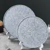 Hot Pot Estilo Montaña con Rebanadas de Res con Patrón de Piedra, Albóndigas y Carne de Res Nieve en un Plato, Adecuado para Uso Comercial en Restaurantes de Barbacoa, Hecho con Vajilla de Melamina