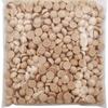 En stock al por mayor 8-50MM Madera de Loto Color madera borde medio cuentas de madera accesorios para joyería diy bola semicircular cuentas de madera madera