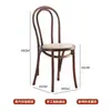 Mesa de Comedor de Madera Maciza y Sillas Estilo Cafetería Retro Sillas para Panadería y Pastelería Set de Mesa de Comedor y Sillas Integradas para Restaurante Occidental y Barra