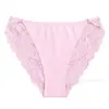 ¡Caliente! Ropa Interior de Encaje Talla Grande para Comercio Exterior, Parche Transpirable Cómodo, Alta Elasticidad, Cintura Media, Entrepierna de Algodón, Sin Pellizcos, Sexy
