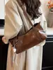 Bolso de Axila de Gran Capacidad para Mujer 2026 Nuevo Retro Versátil Bolso de Hombro Único Textura Otoño Invierno Bolso Tote para el Trabajo