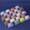 Fio de Algodão Tingido em Degradê Céu Estrelado 30m Estilo Xizang para Fazer Pulseiras, Tecelagem de Cordões e Materiais DIY
