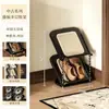 Zapatero de casa de múltiples capas, no requiere instalación, ahorra espacio, organizador de zapatos fácil de usar, estante de almacenamiento para dormitorio, zapatero inclinado de lujo ligero