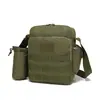 Mochila táctica camuflaje militar para exteriores bolsa de hombro para exteriores bolsa de mensajero tela Oxford bolsa anti-salpicaduras para botella de agua bolsa de almacenamiento