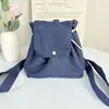 Mochila Leve Xadrez Estilo Coreano Ins, Bolsa Tote Versátil Simples para Mulheres, Mochila Estudantil de Alto Valor e Grande Capacidade