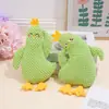 Brinquedo de Gato em Estoque, Pato de Pelúcia Dormindo, Resistente a Mordidas, Limpeza de Dentes, Faz Barulho, Brinquedo para Aliviar o Tédio para Cães Pequenos e Médios, Brinquedo Sonoro para Pets