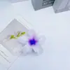 Presilha de Cabelo Romântica Colorida Estilo Férias na Praia Popular Transfronteiriça Flor de Frangipani Acessório de Cabelo Floral Fresco para Mulheres