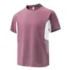Verano al Aire Libre Transfronterizo Nuevo Estilo Protección Solar Descente Elástico Tela de Cuadros Pequeños Diseño Simple Cuello Redondo Camiseta Moda Casual