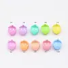 Mini Presilhas de Cabelo Coloridas Macaron de 1cm para Meninas no Atacado, Acessórios de Cabelo, Presilhas de Flor Coloridas de Primavera
