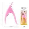 Cortador de Arte de Uñas Extensión Cortador de Uñas Postizas Forma U Plano Francés DIY Cortador de Uñas Tijeras Fototerapia Manicura Cortador de Uñas