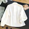 Camisa de Seda de Talla Grande con Garantía de Calidad que Cubre el Cuerpo, Nuevo Estilo Primavera/Verano, Nuevo Estilo Chino, Estilo Nacional, Camisa de Cuello Alto Bordada en Satén con Estampado Floral Oscuro