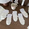 Calcetines Nuevos para Mujer 2026, Estilo Delgado de Verano, Calcetines Blancos de Seda, Calcetines Cortos Transpirables Huecos de Moda para Mujer