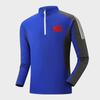 Camiseta Deportiva de Manga Larga Equipo de China Ropa Individual para Hombre Pulóver Entrenamiento Secado Rápido Ropa Deportiva Top de Otoño Camiseta Base