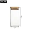 Frasco Sellado de Vidrio de Borosilicato Alto, Contenedor Cuadrado para Almacenamiento de Granos de Café y Cereales, Botella Transparente de Vidrio de Gran Capacidad para Cocina