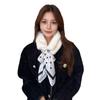 Bufanda Original de Peluche Otoño/Invierno 2024 para Mujer, Versátil Versión Coreana de Invierno Calentador de Cuello Estilo Coreano Hecho a Mano Estilo Nacional